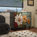 Small Closet Living Room Cabinets With Drawers Round Cream Style Creative Round Display Cabinet Trendy Holz Home Furniture