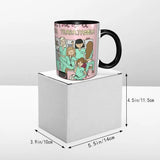 Pink Doctor Nurse Coffee Mugs DIY Customized Enfermera En Apuros Ceramic Milk Tea Mug Cup