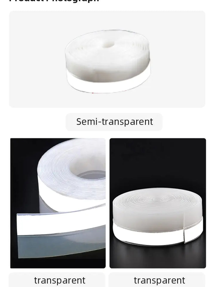 5m Door And Window Seal Rubber Door Seam Soundproof And Windproof Sticker Self Adhesive Door Windscreen Sealing Tape