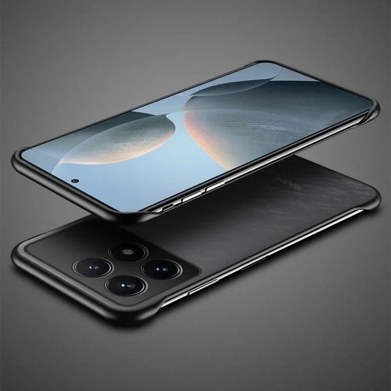 Ultra Thin Matte Frameless Phone Case for POCO X6 Pro F6 Pro F5 X7 Translucent Matte Hard PC Back Cover Shell X6Pro F6Pro F5Pro