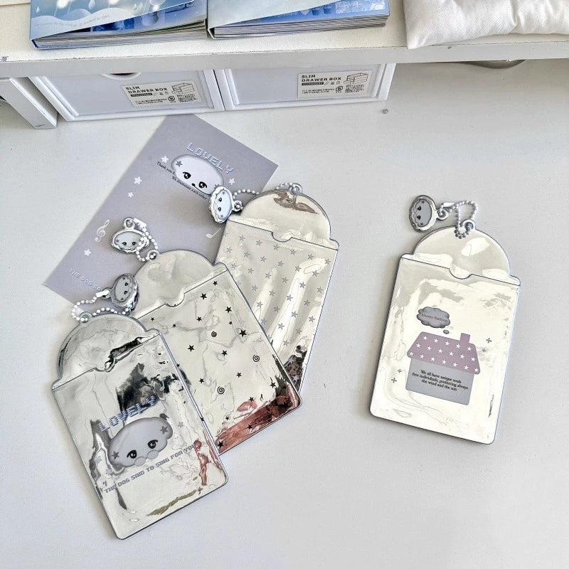 Idol Photocard Holder Photo Album pc holder kpop Protector Sleeves Keychain for Bag Poka Supplies Photo Decoration Cardholder