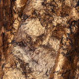 Metallic Crackle Bronzing Fur Fabric Bronzed Woolen Plush Designer Fabric For Diy Sewing Dress Coat Shawl Bag Sofa Material