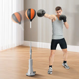 Punching Bag Height Adjustable Speed Bag Punching Reflex Ball Set for Training Boxing Stress Relief & Fitness