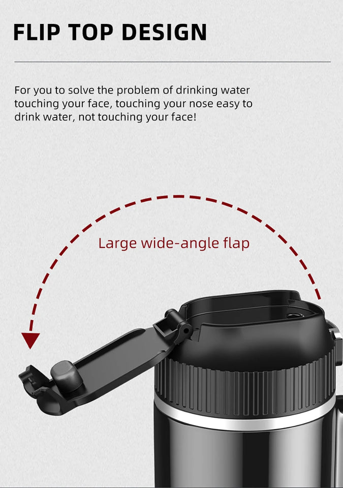 E-ACE 12/24V Car Heat Mug 500ML Car Kettle Stainless Steel Heating Travel Cup Dry burn Protection Coffee Tea Instant Noodles