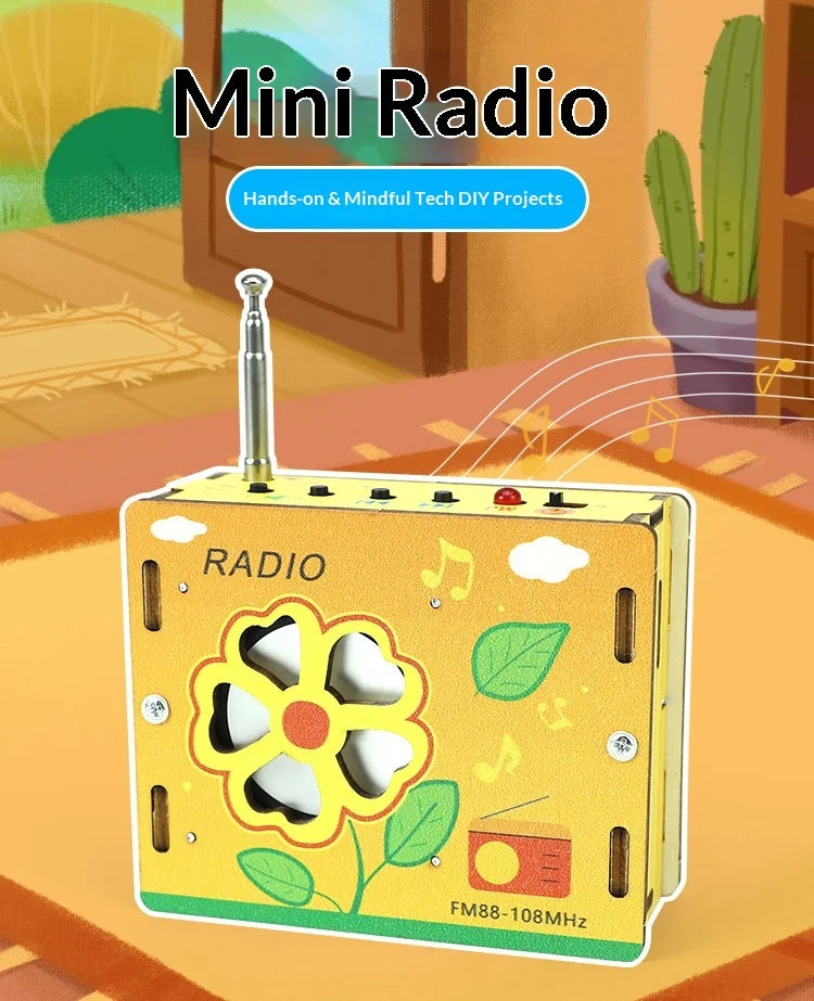 Science and Technology Small Production Educational Children's Toys DIY Radio Student Handmade Model Scientific Experiment