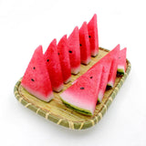 Simulated watermelon skin, fake watermelon slices, fake fruit slices, food, food model, restaurant, restaurant decoration, shoot