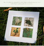 JIANWU Whisper of Leaves Series Vintage Texture Landscape Collage Scrapbook Material Paper Creative Junk Journal Stationery