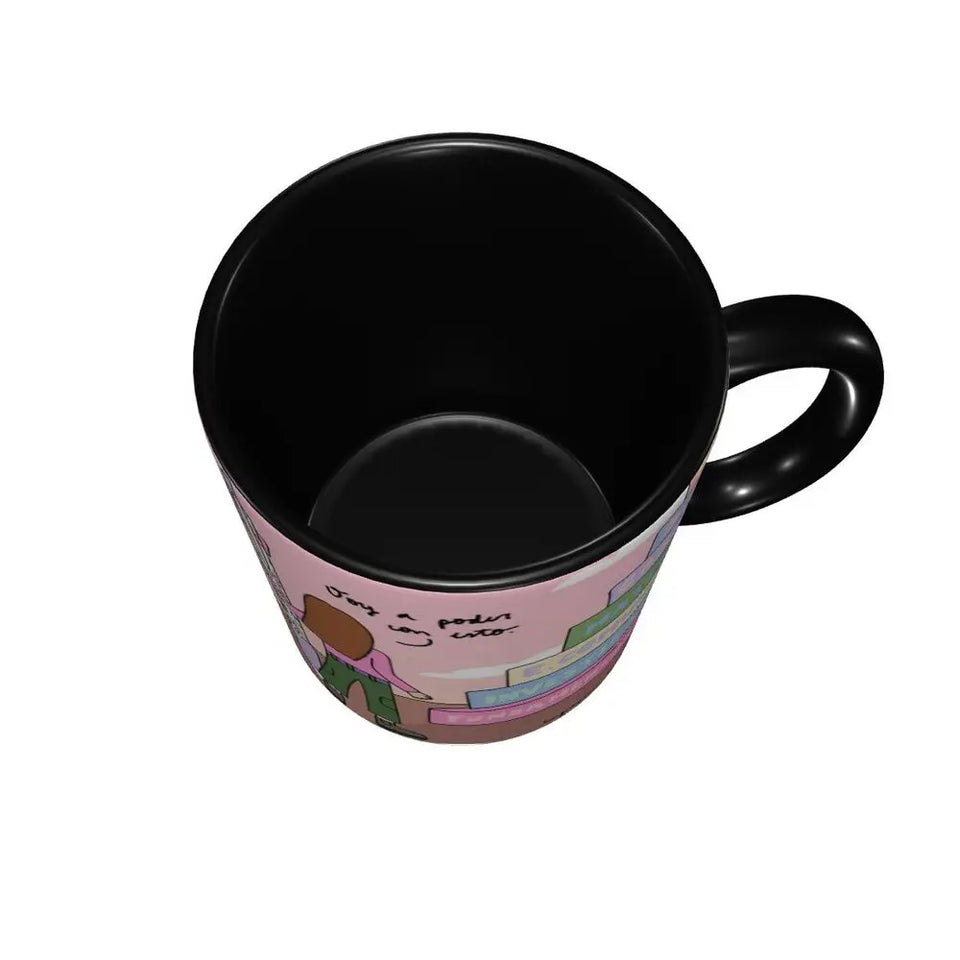Pink Doctor Nurse Coffee Mugs DIY Customized Enfermera En Apuros Ceramic Milk Tea Mug Cup