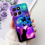 For Honor 400 Smart 5G Case LGN-NX1 Cute Cartoon Painted Cover Soft Slim Phone Case For Honor X7d HonorX7d Honor400 Smart Fundas