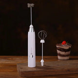 2-in-1 multi-function USB Rechargeable Electric Egg Beater Baking Mixer Milk Frother Kitchen Gadgets Coffee Stirrer Tools Dining