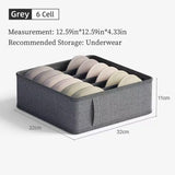 Closet Underwear Organizer Storage Box Drawer Fabric Foldable Cabinet Closet Storage Boxes for Storing Socks Underwear Ties Belt