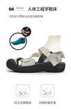 Summer New Handmade  Sandals Leisure Beach Shoes For womens  Outdoor Wading Shoes Man Breathable Casual Anti-collision Toe Flats