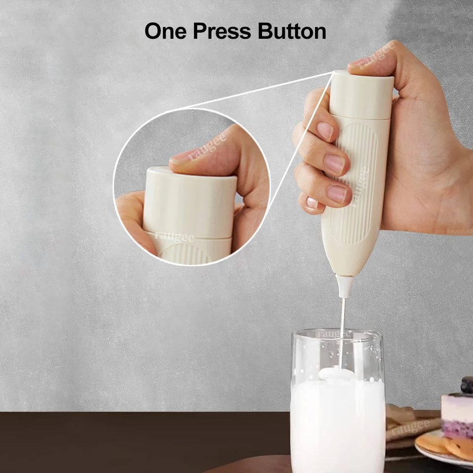 Milk Frother Automatic Rotary Electric Blender for Coffee Latte Cappuccino Maker Mini Wireless Milk Foamer Handheld Milk Frother