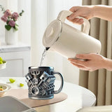 Coffee Mug Cool Beverage Mug Funny Stein Drinkware Portable Home Aesthetic Decoration for Household Kitchen Living Room