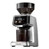 Touchscreen Electric Coffee Grinder - Automatic Commercial & Home Use, Stainless Steel Burr Mill with Dose Control, LCD Display