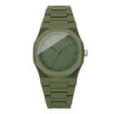 Casual Plastic Strap Women Quartz Wristwatch Fashion Simple Dial Quartz Watches For Ladies Clock Reloj Mujer (Without Box)