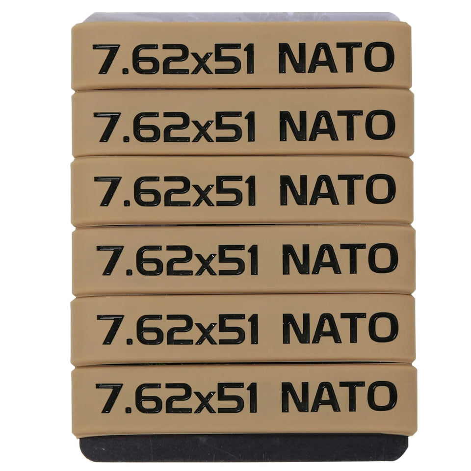 6 Pack Marking Band for Magazine 300 Acc BLK Supersonic/Subsonic 300 AAC BLK/7.62x35 mm Magazine Marking Band