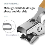 New Stainless Steel Nail Toenails Clippers Cutter With Anti-Splash Cover Sharp Trimmer Pedicure Care Professional Nail File