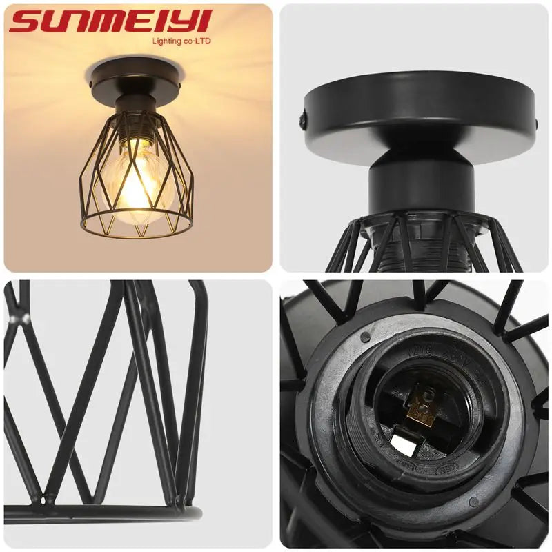 Nordic Simple Restaurant Lamp Postmodern Creative Art Personality Diamond Bar Bedroom Restaurant Entrance Ceiling Lamp