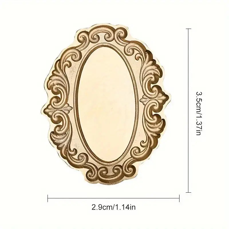 new arrivals 3D Photo Frame Wax Seal Stamps Fine Embossed Stamp Brass Head for Greeting Cards Gift Notebooks and Envelopes