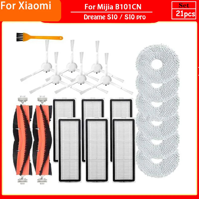 Dreame L10s Ultra/L10 Ultra Accessories S10 Pro Xiaomi MIJIA Omni 1s B116 X10+ Part Dust Bag Mop Cloth filter Brush