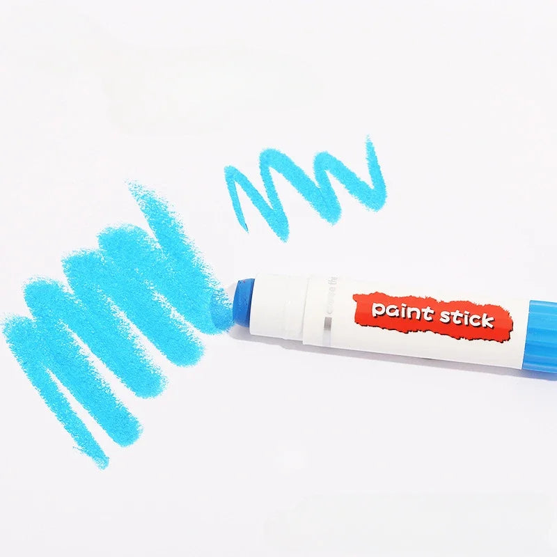 12/18/24 Colors Solid Quick-drying Gouache Stick Set for Children and Students To Draw Water-soluble Colorful Watercolor Pens
