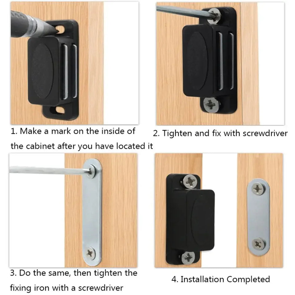 5PCS Home Closet Magnetic Closer Magnetic Cabinet Magnet Latch Cupboard Wardrobe Door Catches