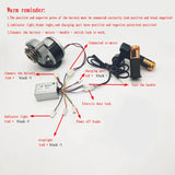 36V 350W Bike Conversion Kit Left Side Drive Motor Hub Diameter Less Than 36mm -Twist