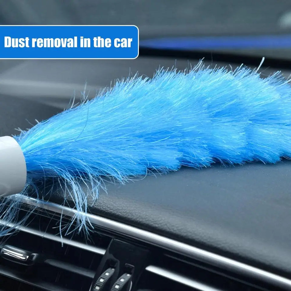 Rotating Spin Cleaner Duster Multi-Function 360 Spin Electric Feather Duster Vacuum Cleaner Battery Operated With Touch Button