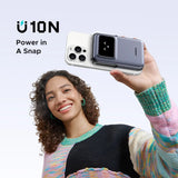 UGREEN 20W 10000mAh Power Bank Magnetic Wireless Fast Charging PowerBank for MagSafe for iPhone 16 Pro Portable External Battery