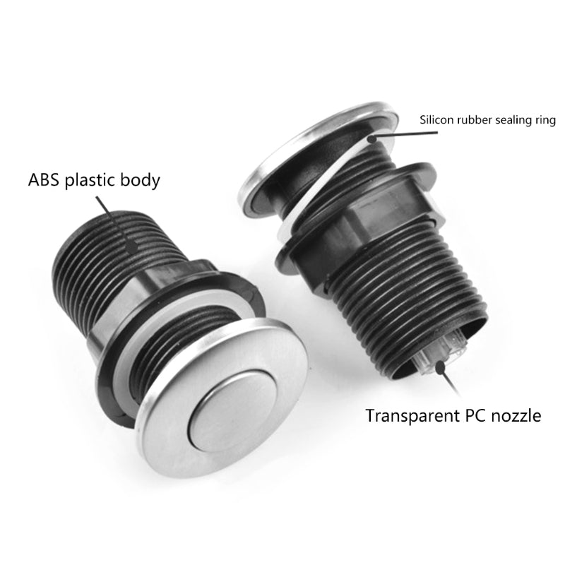 Garbage Disposal Air Metal On/Off Air Button Disposal Accessory Dropshipping