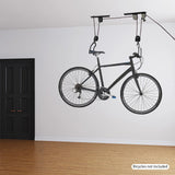 Bike Hoist for Garage Ceiling Mount Pulley System Bike Storage Set Of Bike Hangers for Garage Storage 60kg Load