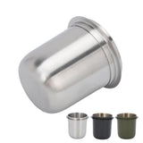 Coffee Dosing Cup 150ml 58mm Stainless Steel Coffee Dosing Cup Powder Feeder Part for Espresso Machine Coffeeware Accessories