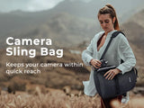 BAGSMART Camera Bag Backpack DSLR SLR Camera Backpacks with Shoulder Strap for Sony Canon Nikon Anti-theft Travel Backpack