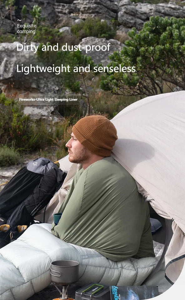 Naturehike Sleeping Bag Liner 128g Ultralight Single Stretch Envelope Soft Style For Tourism Camping Sleeping Bags Accessories