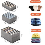 Closets Clothes Organizer Pants Jeans Storage Box Cabinet Drawer Organizer Underwear Socks T-Shirt Wardrobe Storage Organizers
