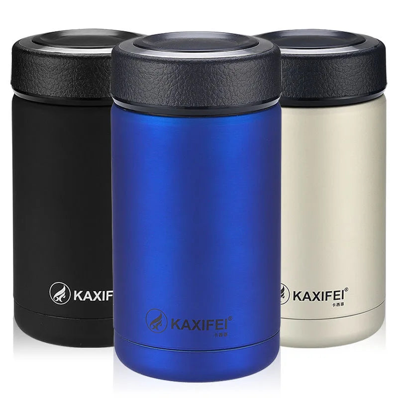 New Vacuum Flasks Fashion Tea Bottle Flask Water 400ml Stainless Steel Thermoses Coffee Cup Travel Mug Camping Sports Bottle