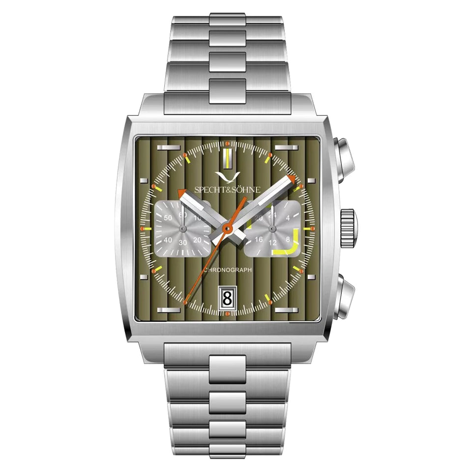 Specht & Söhne 2026 New Arrivals Hot Selling Fashion Men's Watches Stainless Steel Japan VK63 Chronograph Quartz Wristwatch