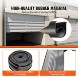SucceBuy 3m 4.8m 6m Garage Door Seals Bottom Rubber U Shape +O Ring Garage Door Weather Stripping Universal Weatherproof Rubber