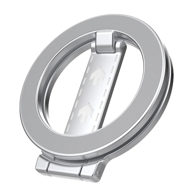 Double Sided Magnetic Phone Ring Holder Kickstand Magnet Grip for MagSafe For iPhone 16 15 14 Android Gym Car Holder Phone Stand