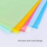 10 to 30 PCS A4 File Folder Desk Organizer Stationery Clear Folder for Documents Office school supplies