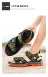 Summer Men's Sandals Trendy Casual Outdoor Sport Shoes for Holidays Beach Breathable Wear-Resistant Hiking & Walking Sandals