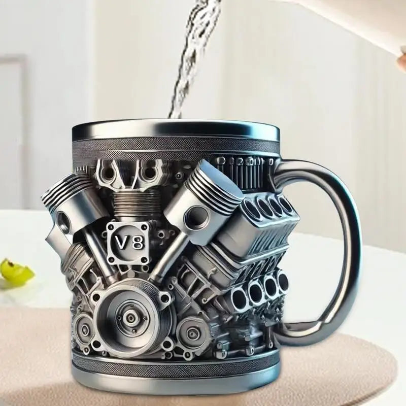 Coffee Mug Cool Beverage Mug Funny Stein Drinkware Portable Home Aesthetic Decoration for Household Kitchen Living Room