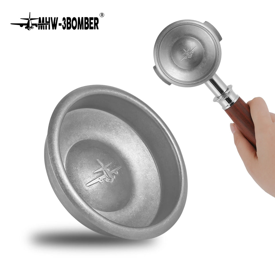 MHW-3BOMBER Blind Bowl Cleaner 58mm for Espresso Machine Filter Basket, Professional Coffee Cleaning Tool