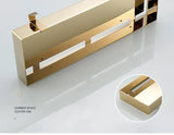 30-50cm Gold Bathroom Shelf Wall Mounted 304Stainless Steel Shower Holder Soap Shampoo Storage Organizer Rack kitchen Shelves