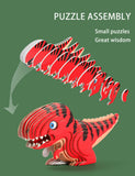 Animal 3D Paper Puzzle For Kids Educational Montessori Toys Funny DIY Manual Assembly Three-dimensional Model Toy For Boy Girl
