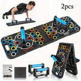 All-in-One Push Up Board for Men & Women, 56 Adjustable Angles for Full-Body Workouts, Foldable Home Gym Equipment
