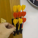 Wall-Mounted Dart Display Bracket Holds Wall Mount Holds 9 Darts Sturdy Polypropylene For Home Game Room Gift For Players