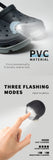 2PCS Shoe Lights PVC LED Headlight Shoe Charms Accessories for Night Rides Outdoor Activities Slipper Button 3 Lighting Modes