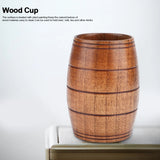 Wood Cup Household Natural Classical Wood Water Cup Beer Coffee Milk Tea Cup Kitchen Utensils 8cm Diamete